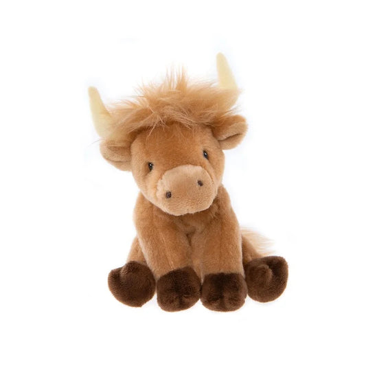 Highland Cow 5" Stuffed Animal, Charlie Bears Cuddle Cub 